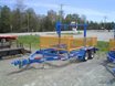 Reel trailer for natural gas pipes